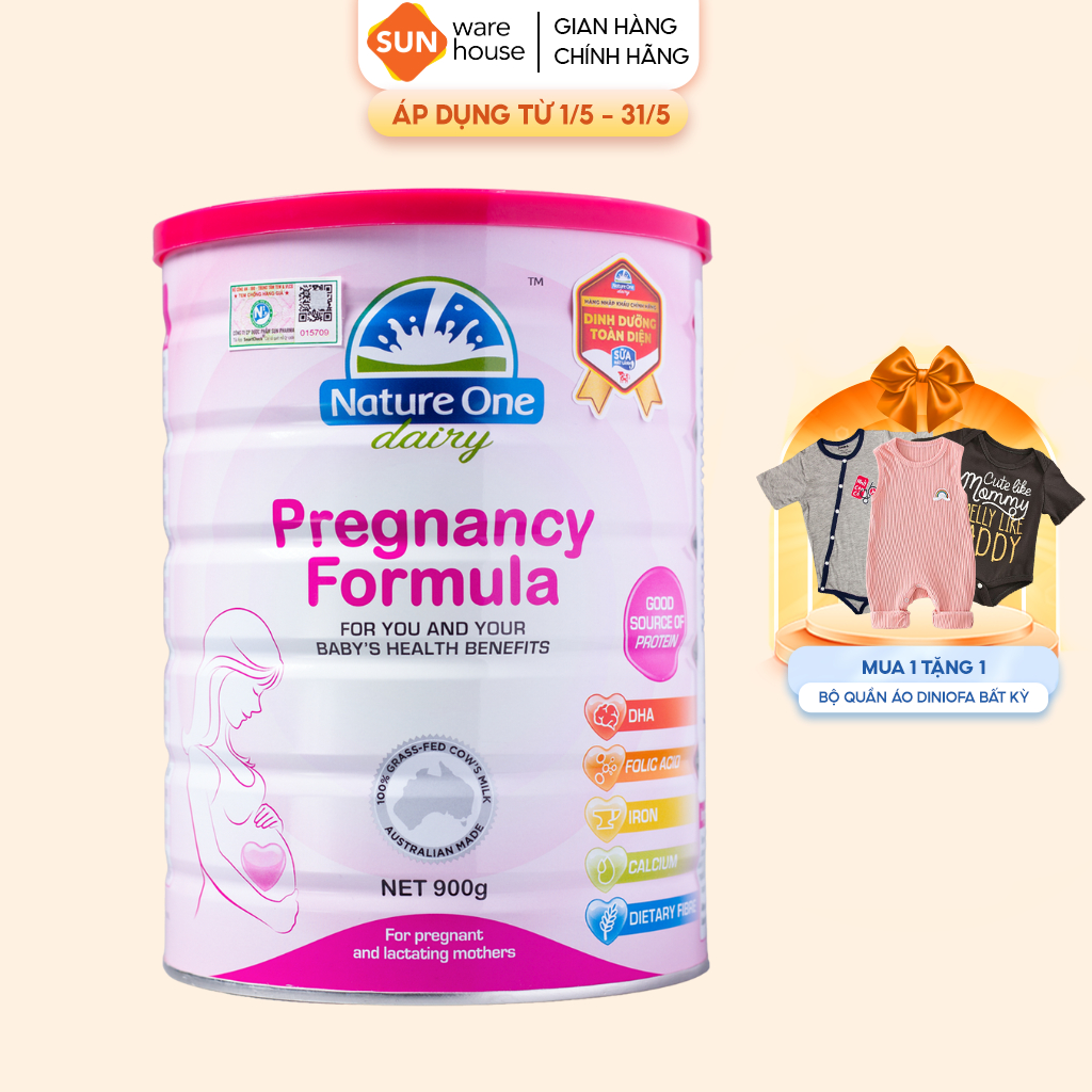 Sữa Bột Dairy Pregnancy Formula NATURE ONE Dành Cho Phụ Nữ Mang Thai Và Cho Con Bú Dairy Pregnancy Formula 990G