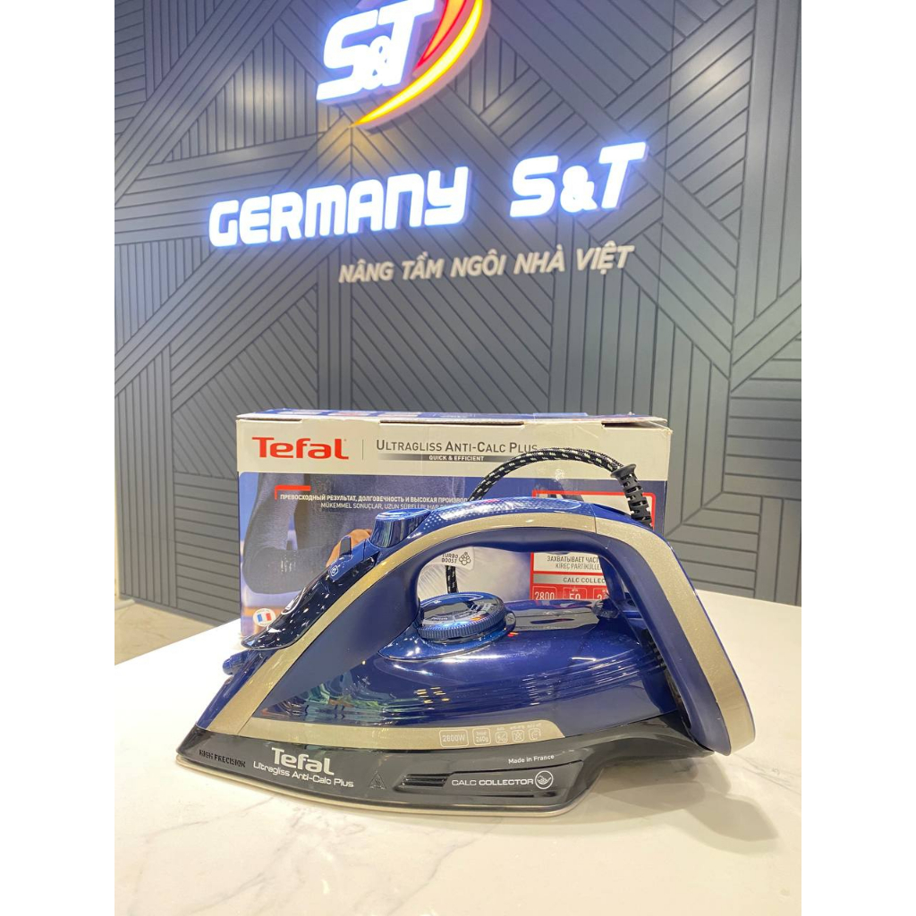 Bàn Là Hơi Nước, Bàn ủi hơi nước Tefal FV6846 Ultragliss 2800W made in France GermanySnT 20057