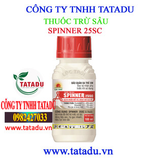 Spinner 25sc - đặc trừ nhện đỏ, nhện trắng gây hại tiêu, khoai mì chai 100ml cty lộc trời