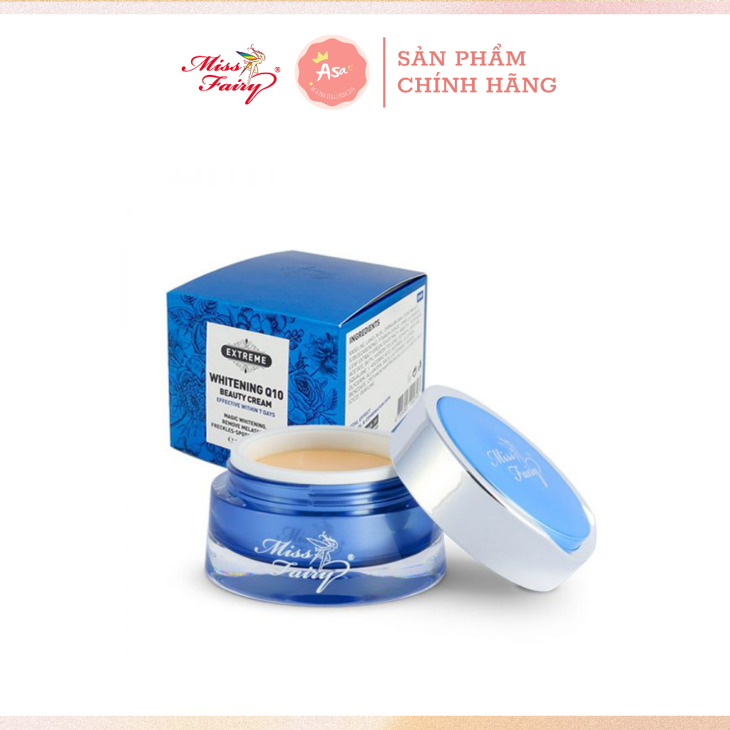 MISS FAIRY -  Whitening Q10 Beauty Cream - Kem dưỡng trắng, giảm thâm nám Coenzyme Q10