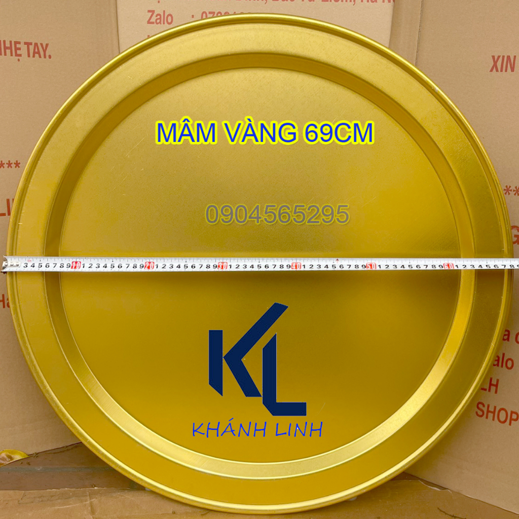 Mâm, Mâm nhôm , Mâm ăn cơm vàng 70 cm , mâm vàng, mâm mạ vàng, mâm ăn cơm, mâm nhôm đai, mâm ăn lẩu
