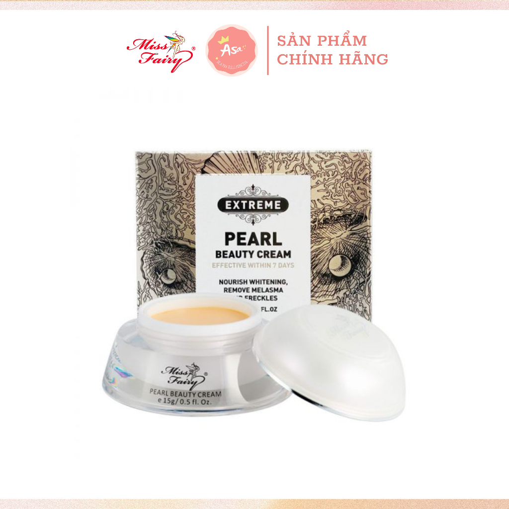 MISS FAIRY - Kem dưỡng trắng da, mờ thâm nám Ngọc Trai - Pearl Beauty Cream