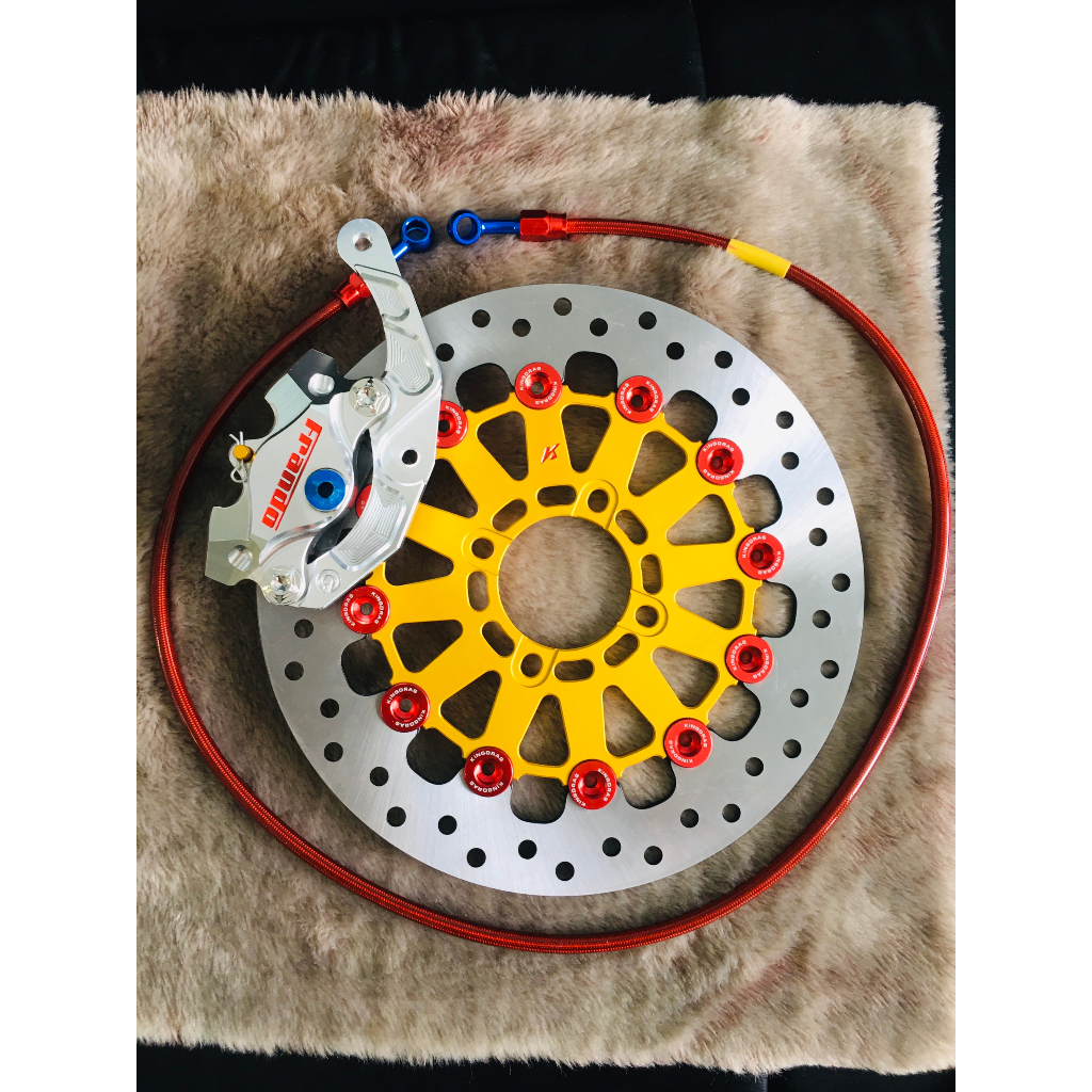 COMBO SONIC 2PIS HEO PRADO+PÁT SONIC 2PIS 260/267MM +ĐĨA KINGGRAG 267MM+DÂY DẦU
