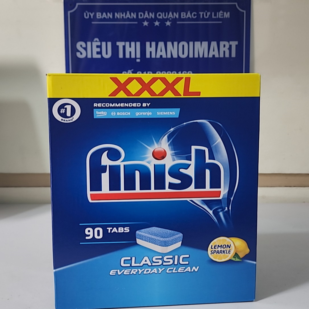 Viên rửa bát finish all in 1 max 80 viên, 120 viên finish 10 in 1 chính hãng HANOIMART - vienruabat giá rẻ
