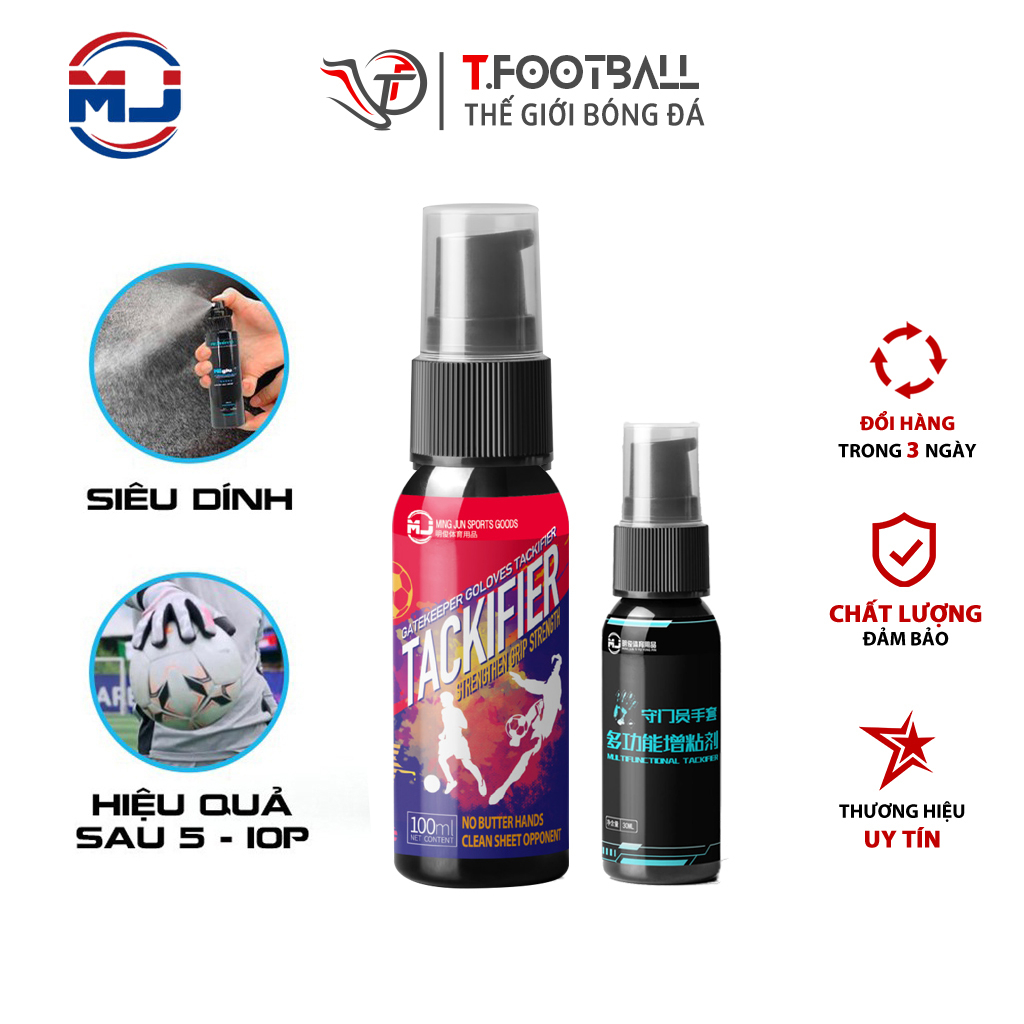 Chai Xịt Tăng Độ Dính Găng Tay Thủ Môn Ming Jun