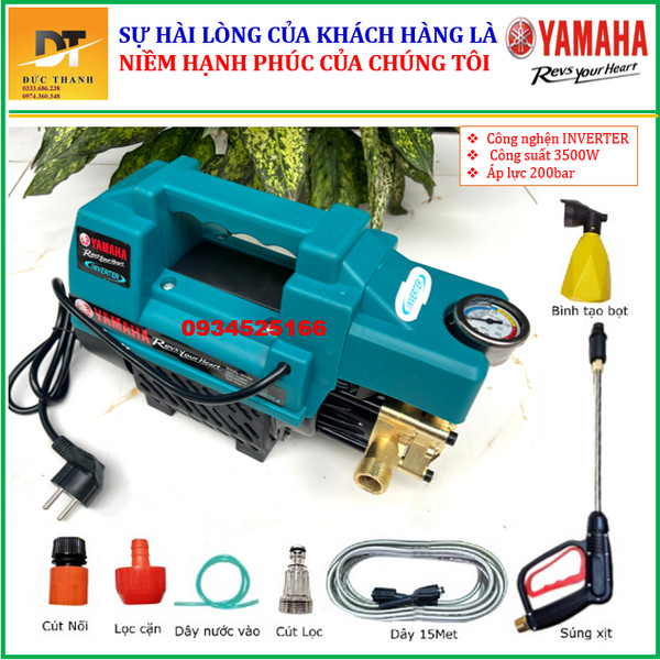 BH 24 Tháng. Máy rửa xe, máy xịt rửa YAMAHA. Chế độ INVERTER.