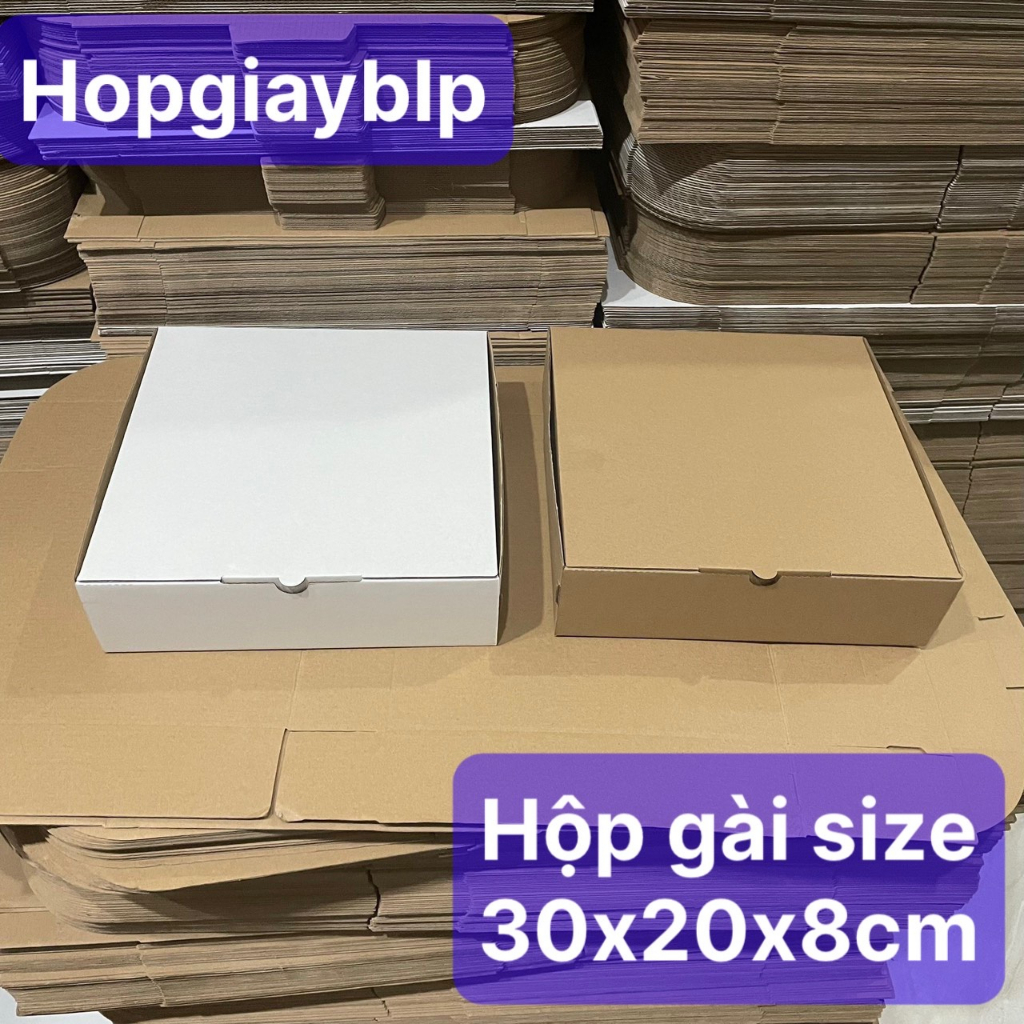 COMBO 20 HỘP GIẤY CARTON ĐỰNG QUẦN ÁO, PHỤ KIỆN SIZE 30X20X8CM
