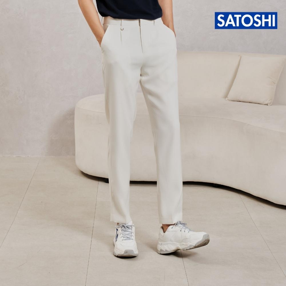 |Satoshi| Quần tây nam cao cấp SAQT22 lưng thun thiết kế dáng suông slimfit co giãn nhẹ