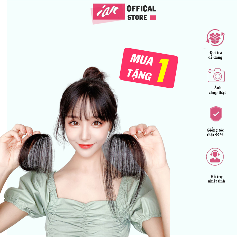 TÓC Giả Mái Thưa Bằng TÓC THẬT 100%- Dệt Tay Siêu HOT Phong Cách Hàn Quốc ( Uốn Duỗi theo ý muốn)