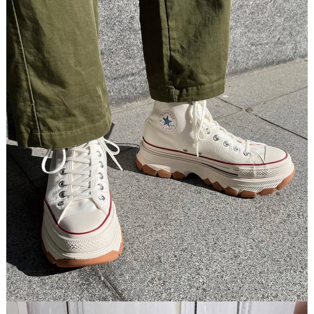 Giày Converse All Star 100 TREKWAVE OX high top white