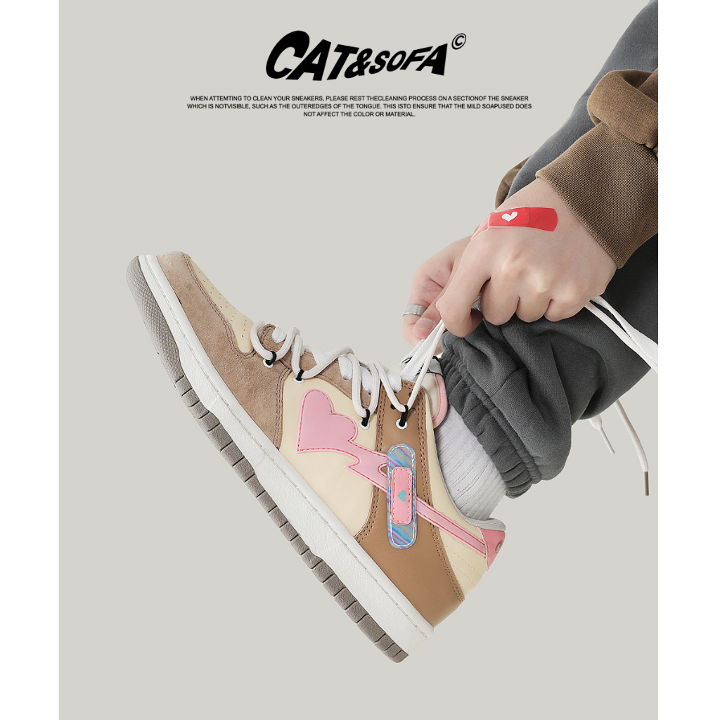 Giày Cat & Sofa Chính Hãng 🔴SIMPLE SNEAKER🔴 Giày Sneaker Cat Sofa Dunk Black Phong Cách Đường Phố