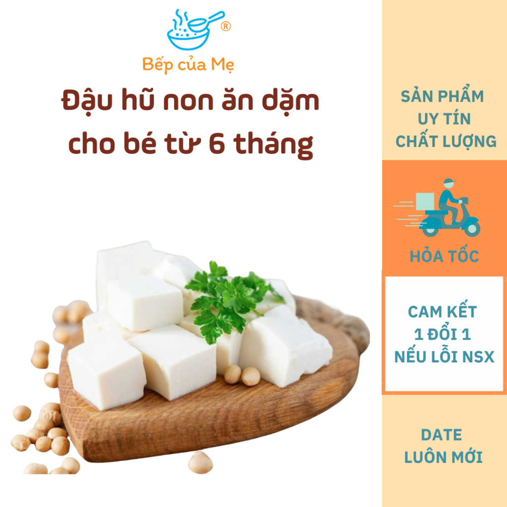 Đậu hủ non nấu ăn dặm cho bé từ 6 tháng, gói 20g, Shop Của Mẹ