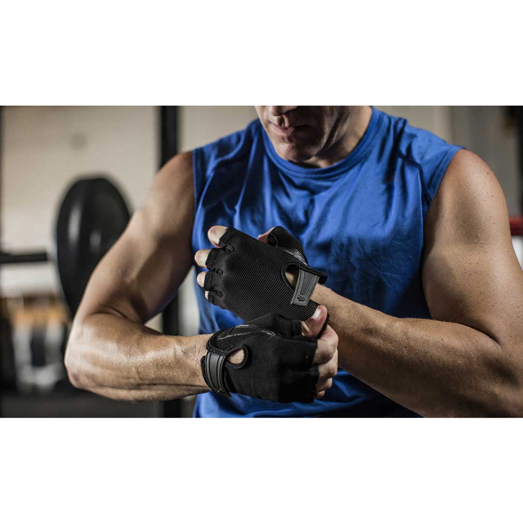 Găng tay nam Harbinger Gloves Power StretchBack Style 155 - Gymstore giúp nắm chắc, bảo vệ tay