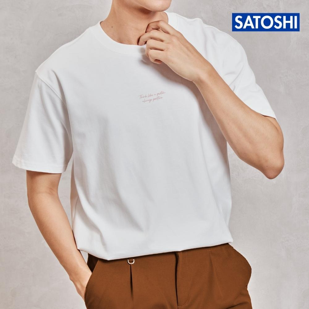 |Satoshi| Áo thun oversize nam nữ SATS105 áo unisex nhiều màu hoạ tiết chữ đơn giản chất vải cotton thoáng mát