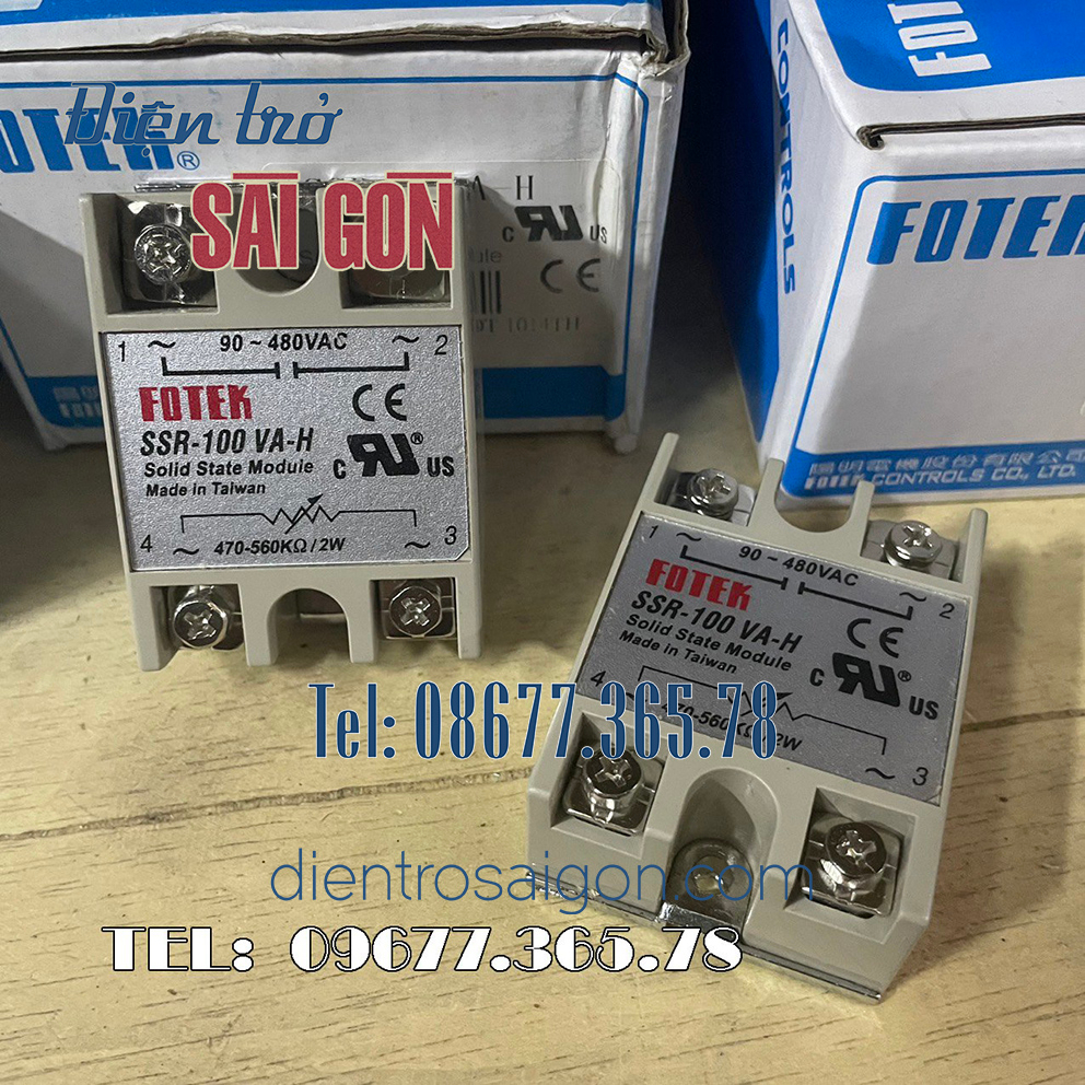 Rơle bán dẫn Fotek SSR-100 VA-H, DA-H, AA-H
