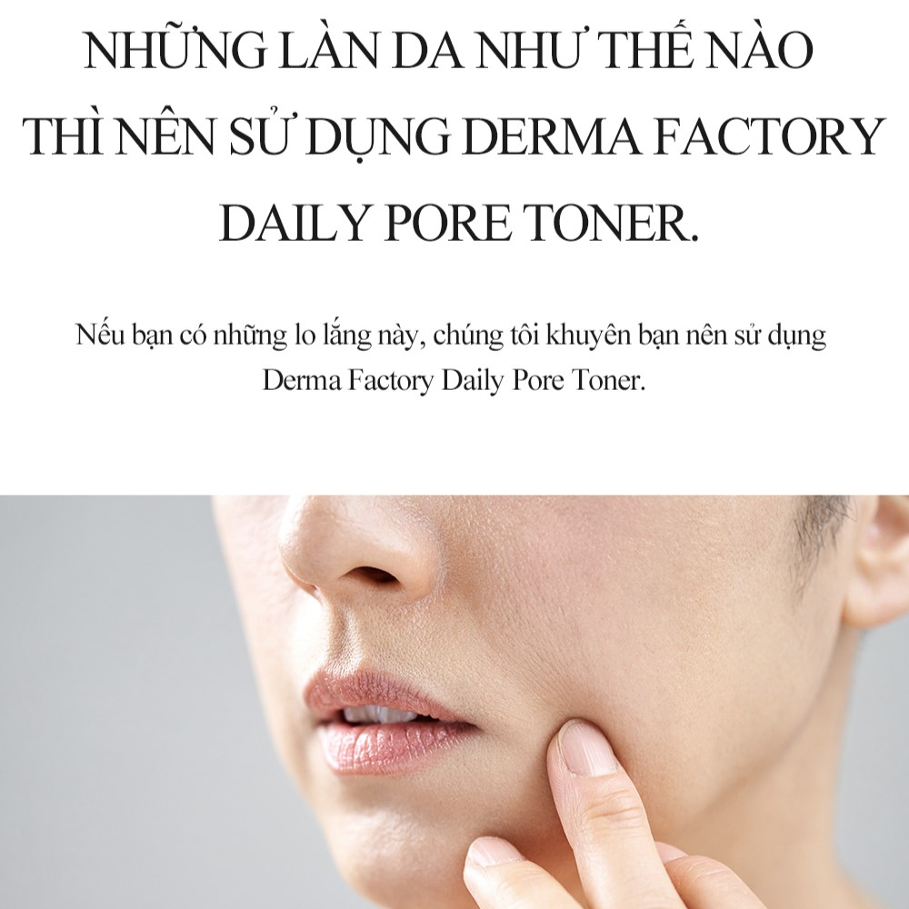 Nước cân bằng Derma Factory Daily Pore Toner 150ml
