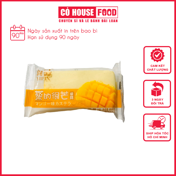 Bánh hấp bông lan Yipin Đài Loan mềm mịn nhân siêu đậm vị