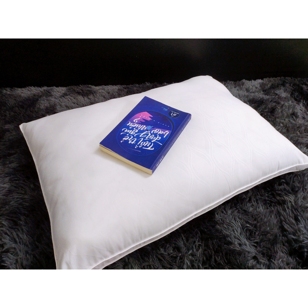 Ruột Gối lông vũ cao cấp VINKYO - Lõi bông TƠ TẰM gòn kháng khuẩn