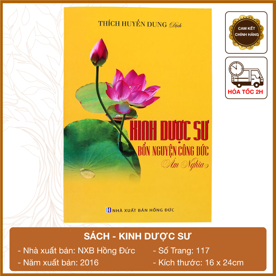 Sách - Kinh Dược Sư (Thầy Huyền Dung, bìa mềm)
