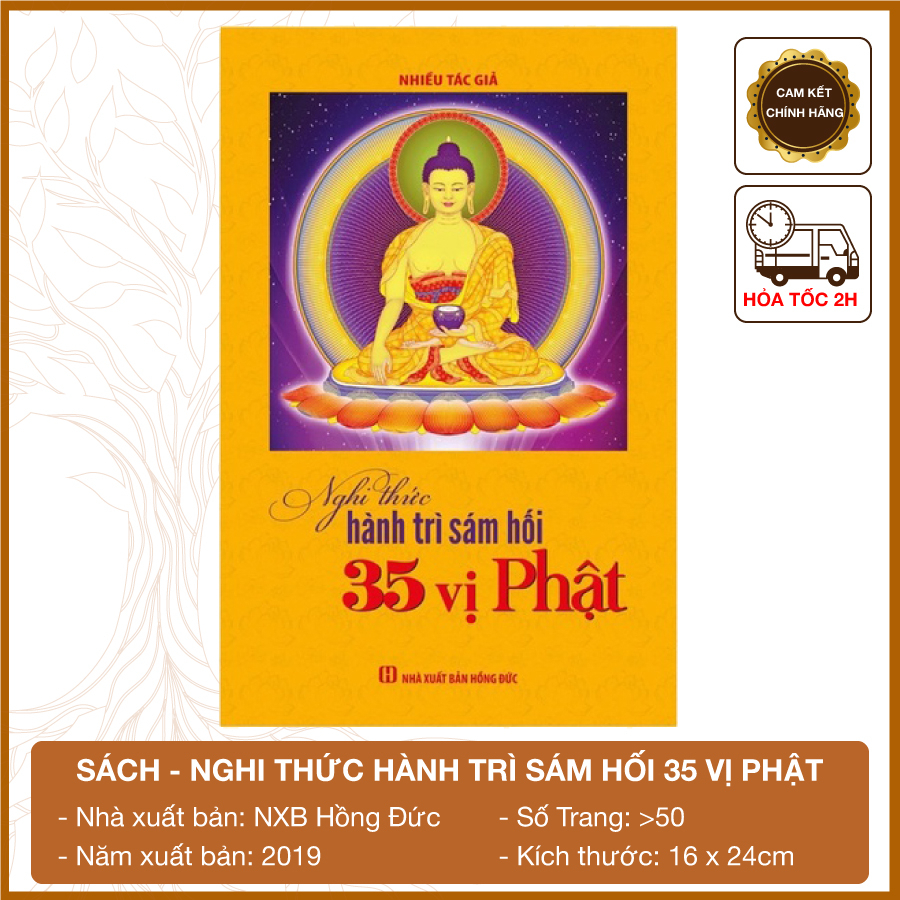 Sách - Nghi Thức Hành Trì Sám Hối 35 Vị Phật