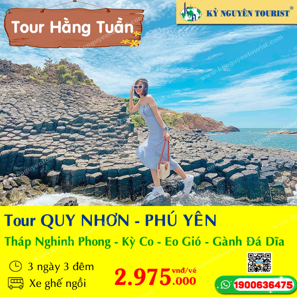 QUY NHƠN - ĐẢO KỲ CO - PHÚ YÊN - THÁP NGHINH PHONG
