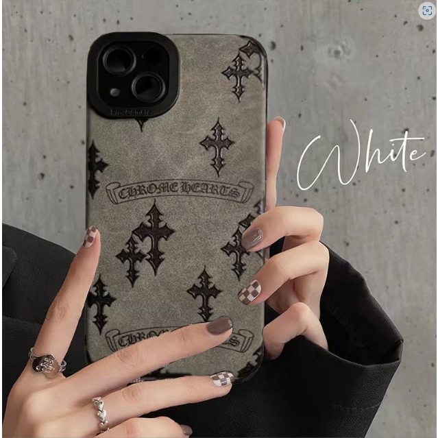 Ốp Chrome hearts Da Cho iphone 14 Pro Max 13 Pro Max 13 13pro xsm 11promax xs