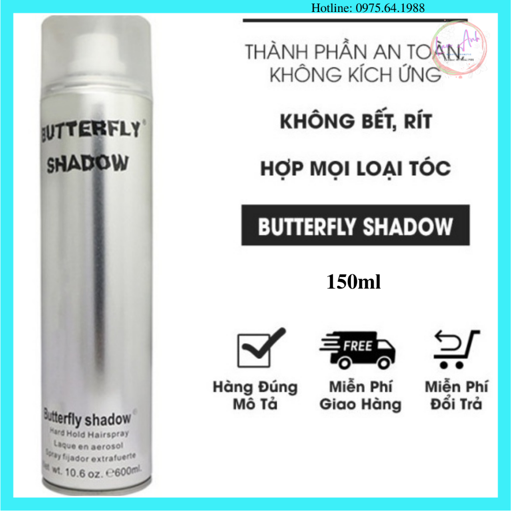 Keo Xịt Tóc Butterfly Shadow 150ml