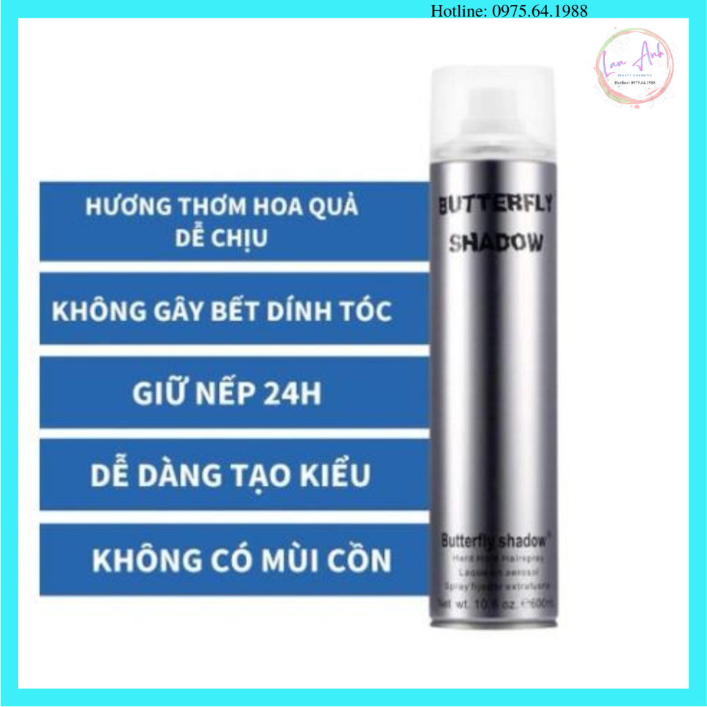 Keo Xịt Tóc Butterfly Shadow 150ml