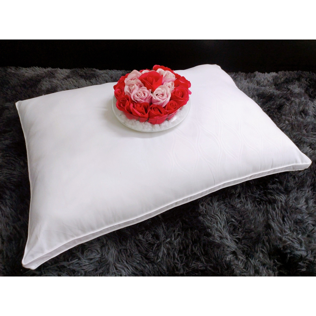 Ruột Gối lông vũ cao cấp VINKYO - Lõi bông TƠ TẰM gòn kháng khuẩn