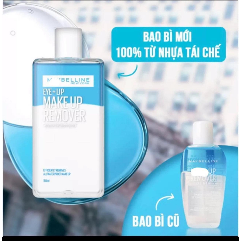 MAYBELLINE Tẩy Trang Mắt Môi Chuyên Dụng Maybelline New York Eye & Lip