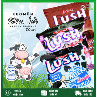 Kẹo sữa bò lush thái lan 140gr - túi soft milk candy