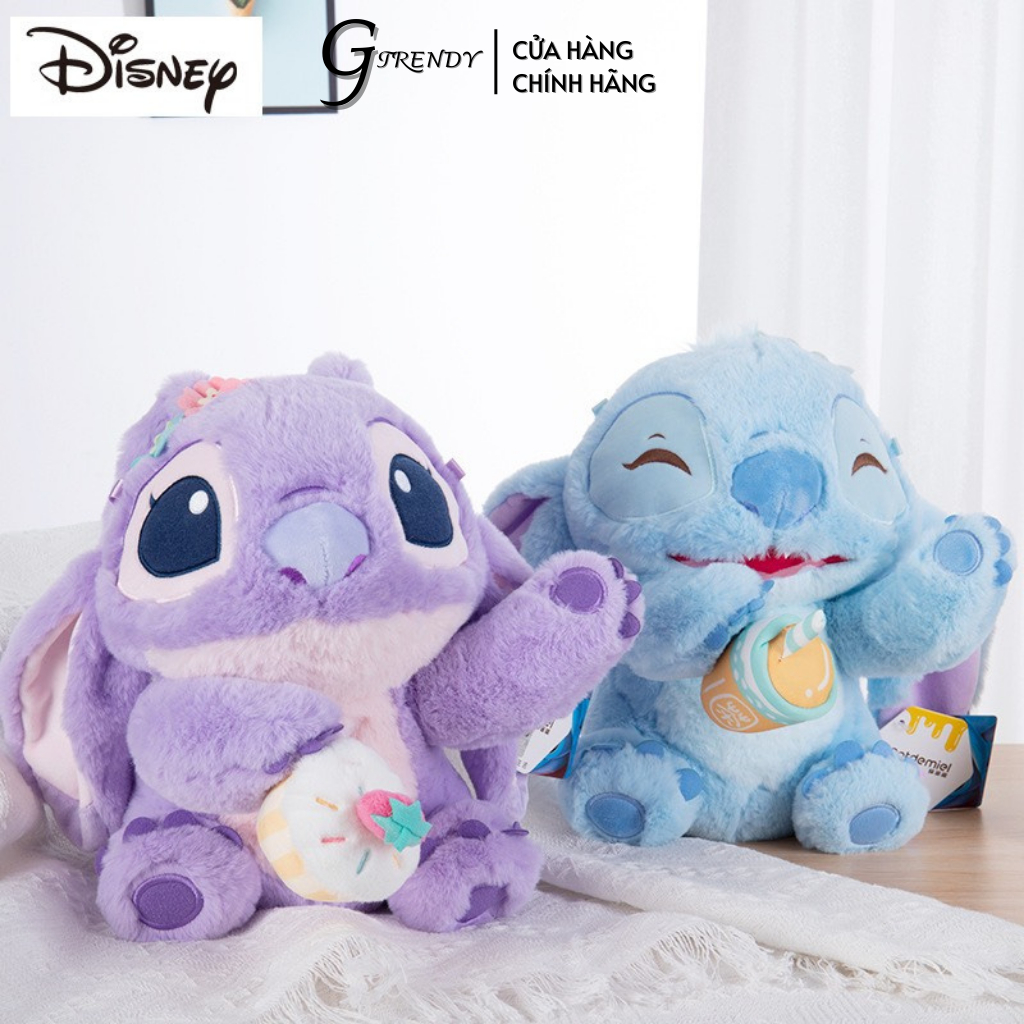 Gấu Bông Stick Ôm Trà Sữa Pastel 25cm