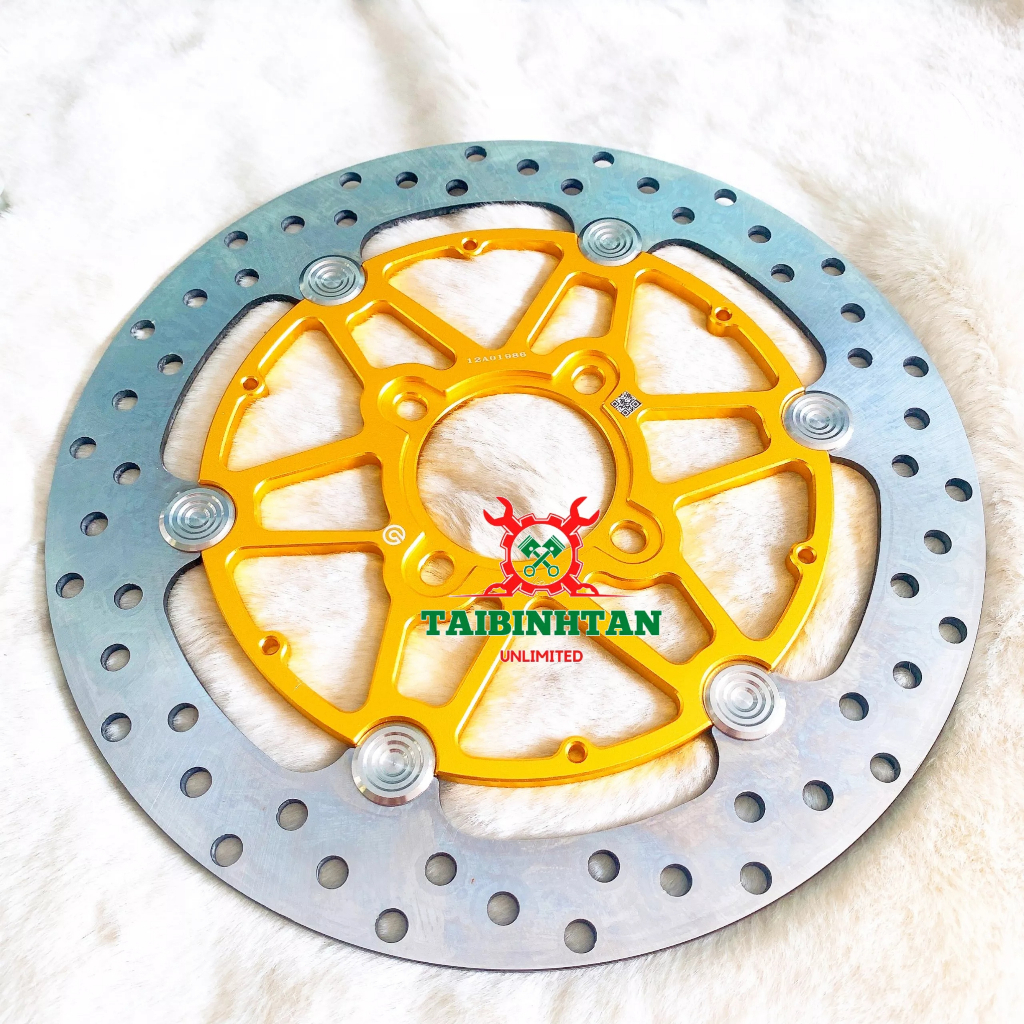 Đĩa Rembo V2 Nhập Thailand_Khoen inox 4 lỗ thồng dụng size 265mm