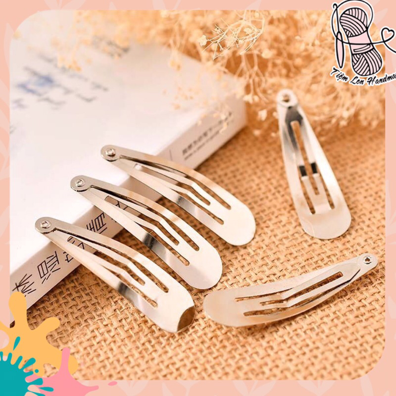 Phôi kẹp tóc giọt nước ( 5 cái)
