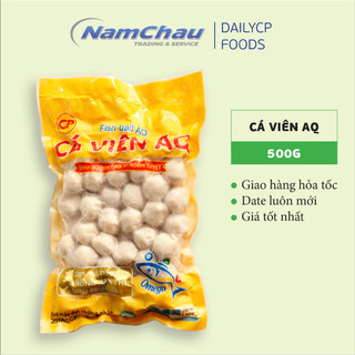 Cá viên chiên AQ 500gr hãng C.P làm viên chiên, xiên que, thả lẩu, ăn vặt ngon rẻ/ship hỏa tốc HN