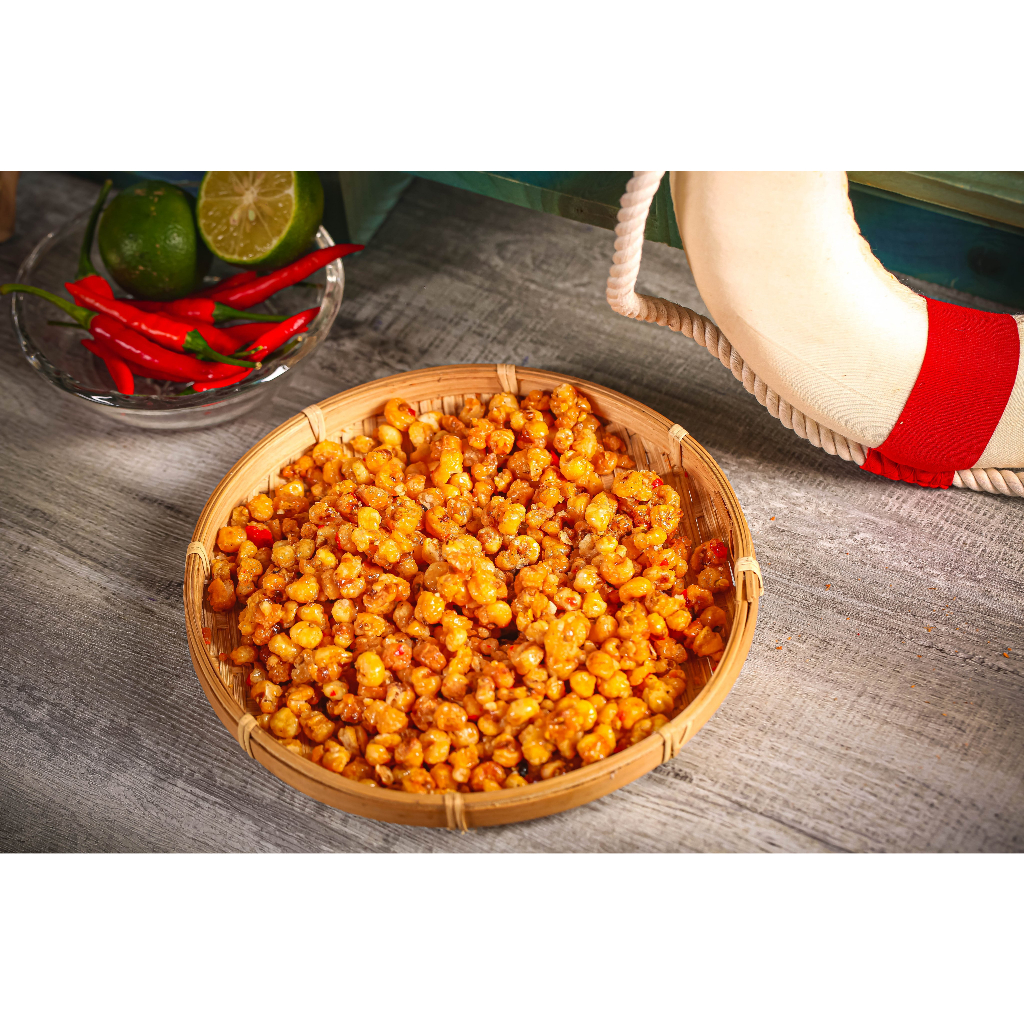 Bắp rang đậu phộng, 150g, hũ, mẫu tobita, Yumsea