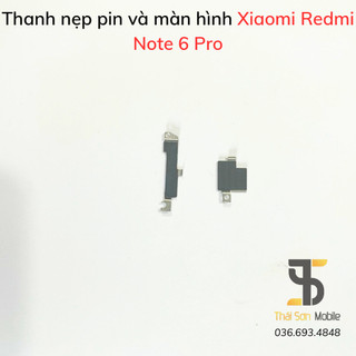 Thanh nẹp pin và màn hình xiaomi redmi note 6 pro zin bóc máy