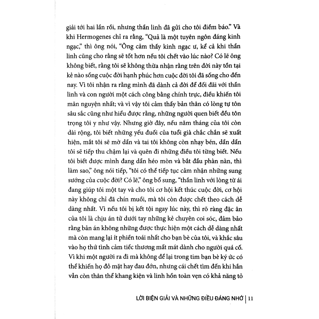 Sách Lời Biện Giải Và Những Điều Đáng Nhớ - Xenophon