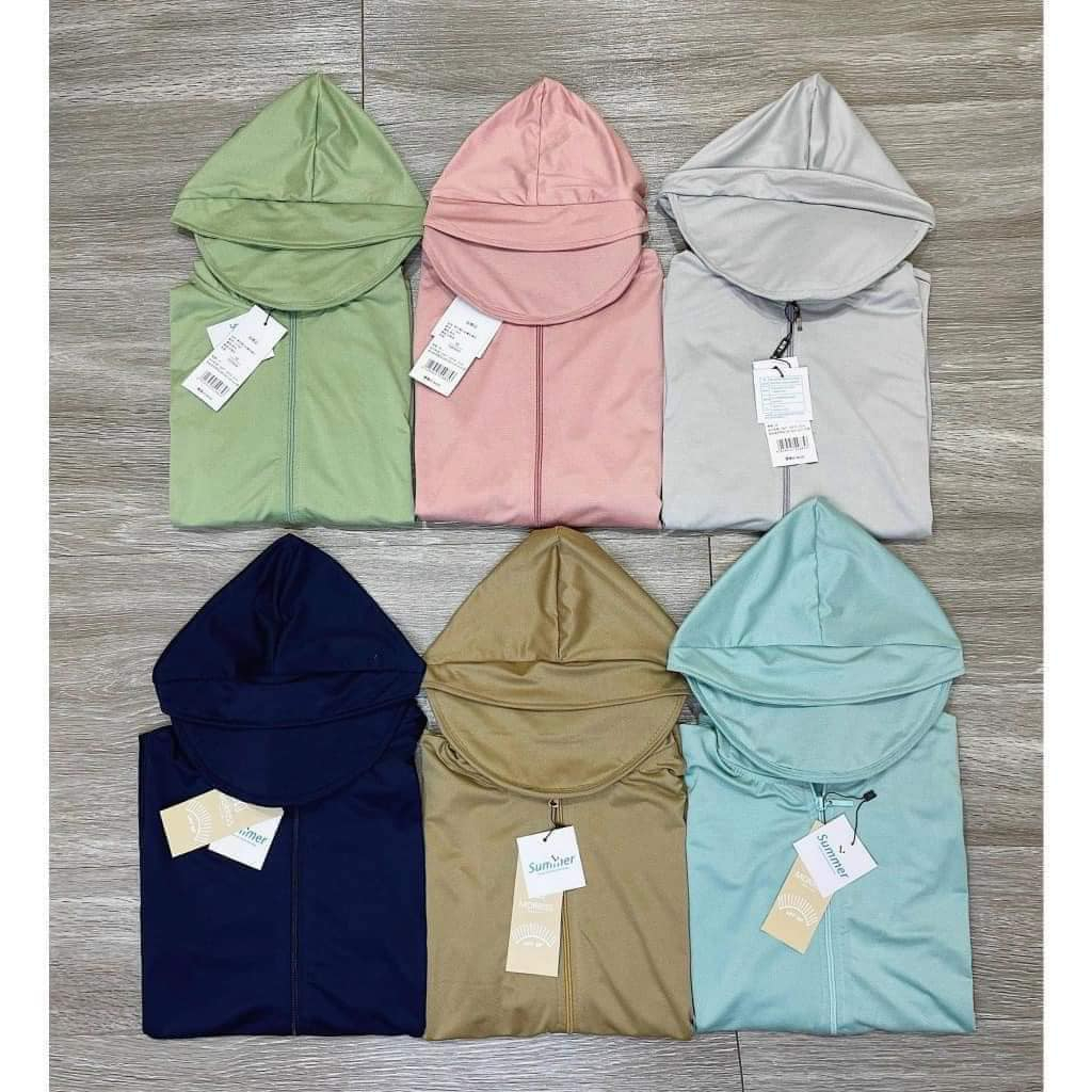 Ảnh thật áo chống nắng moris hai lớp thông hơi chống tia uv cao cấp có mũ lưỡi trai túi khóa  fullbox