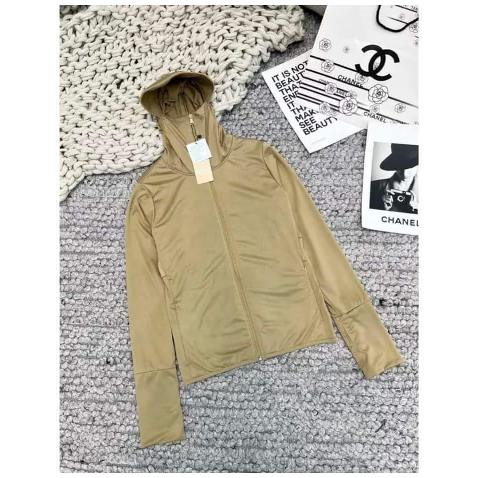 Ảnh thật áo chống nắng moris hai lớp thông hơi chống tia uv cao cấp có mũ lưỡi trai túi khóa  fullbox