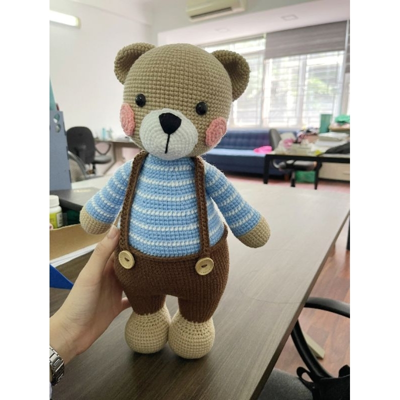 Gấu bông Handmade quà tặng - cao 40-45cm