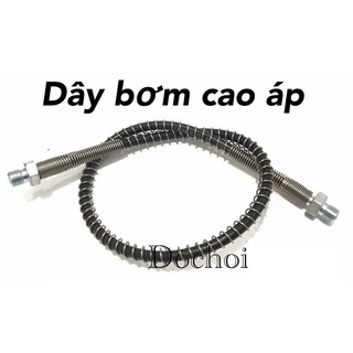 Dây bơm cao áp ô tô chân 10 - dài 50cm chất liệu làm từ ống teflonchịu áp lực cao