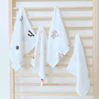 Set 5 khăn sữa sợi tre MONONA mềm mại kháng khuẩn và thấm hút tốt