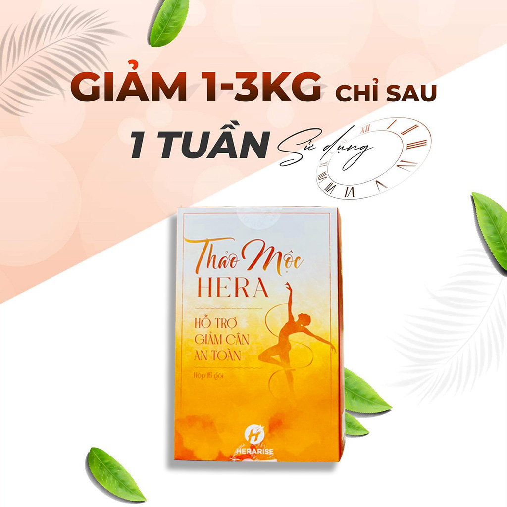 Trà Thảo Mộc Giảm Cân Hera Plus Hộp 30 Viên Hỗ Trợ Giảm Cân Detox Cấp Tốc