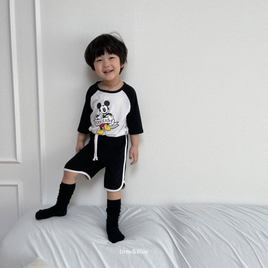 Lime&Blue bộ đồ disney Hàn Quốc cho bé