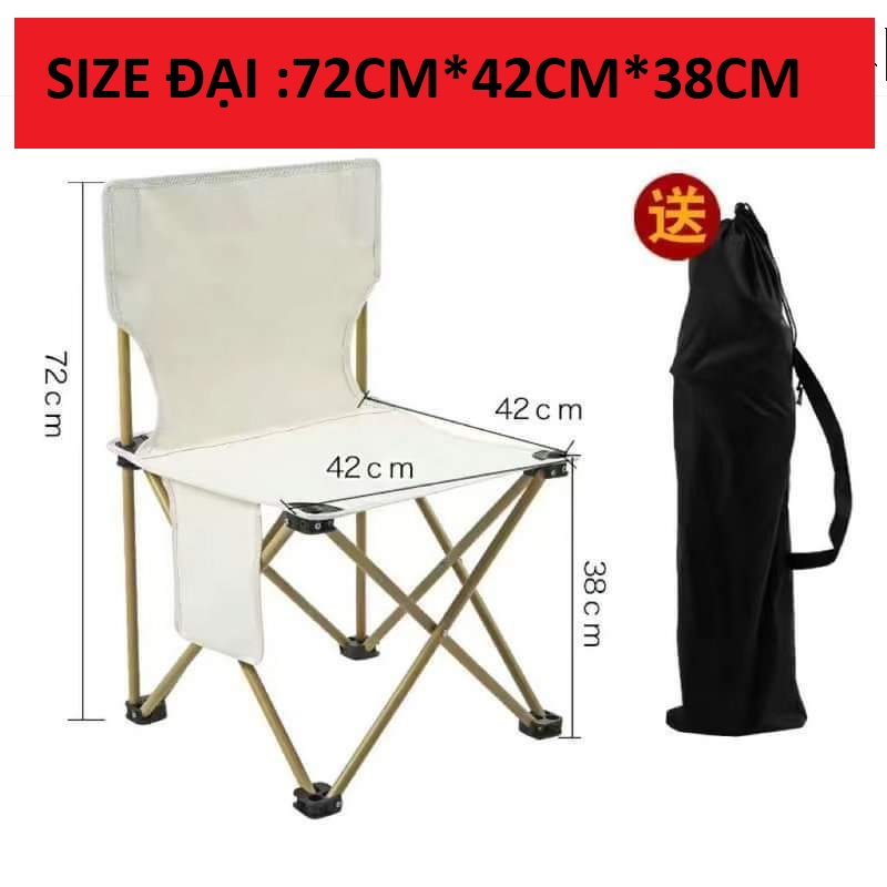 Ghế gấp gọn, Ghế Xếp Câu Cá Hạ gấp gọn mini bỏ túi dễ dàng mang đi du lịch , dã ngoại, câu cá, cắm trại