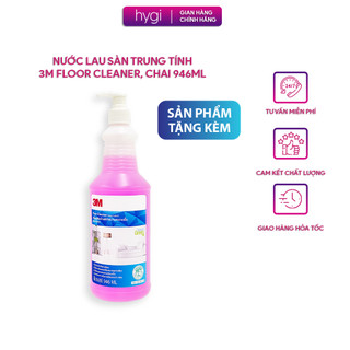 Nước lau sàn trung tính 3M Floor Cleaner, chai 946ml