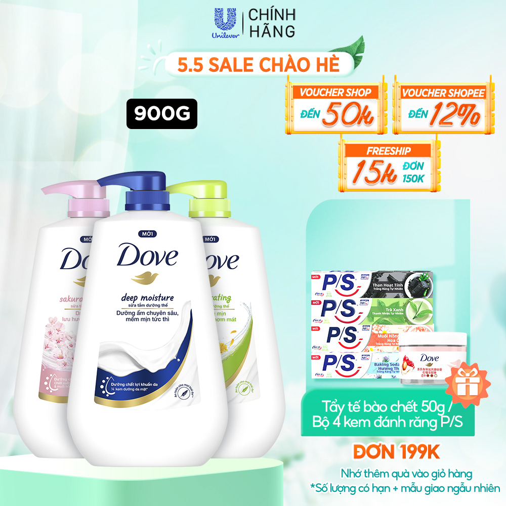 Sữa Tắm Dove Dưỡng Thể 500ml