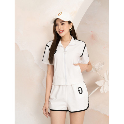 Bộ quần áo thun nữ phối viền NB07 chất liệu cotton Loza LB303230