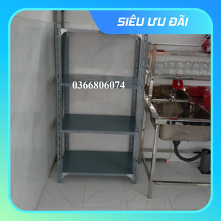 Kệ sắt v lỗ đa năng cao 1m x rộng 0.4 x dài 1m có 4 mặt mâm